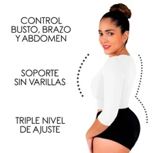 Faja Reductora Moldeadora Brazos Y Espalda Slim Top 2036 - Blanco - Ver 3