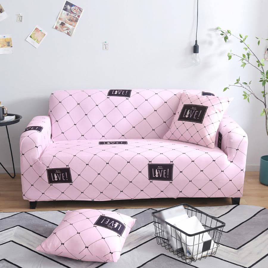 Vỏ Sofa Co Giãn Họa Tiết Kẻ Sọc & 1 Vỏ Đệm - Nhiều màu - Xem 1