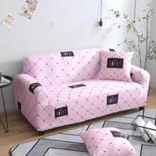 Vỏ Sofa Co Giãn Họa Tiết Kẻ Sọc & 1 Vỏ Đệm - Nhiều màu - Xem 2
