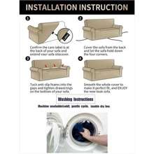 Vỏ Sofa Co Giãn Họa Tiết Kẻ Sọc & 1 Vỏ Đệm - Nhiều màu - Xem 7