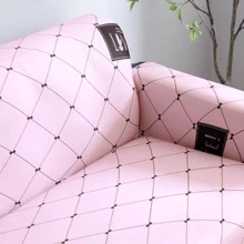 Vỏ Sofa Co Giãn Họa Tiết Kẻ Sọc & 1 Vỏ Đệm - Nhiều màu - Xem 4