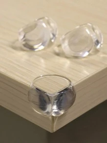 10pcs/set Plastic Angle Cover, Modern Transparent Corner Protector For Baby - Clear - View 6