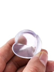 10pcs/set Plastic Angle Cover, Modern Transparent Corner Protector For Baby - Clear - View 4