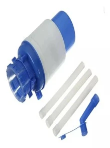 Manual Water Pump Jug Dispenser Kitchen Bottle - 藍白色 - 查看 3