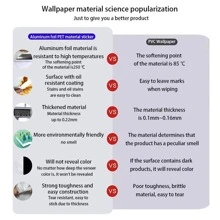 1入組大理石紋樣式防水牆貼,防油廚房牆紙,浴室櫥櫃貼紙,自黏式貼紙適用於家具翻新 - 灰色 - 查看 5