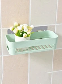 1入組掛壁式浴室儲物架 - 白色 - 查看 6