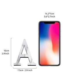 1pc Mirror Surface Letter Decoration Craft Best Gifts Birthday - White - View 7