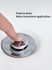 1 Chậu Rửa Mạ Điện Điện Nảy Core Đa Năng Đầu Chậu Rửa Rò Rỉ Chống Cắm - Bạc - Xem 3