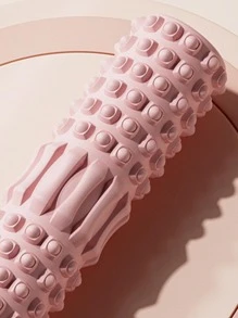 Con lăn mát xa bằng bọt để mát xa mô sâu & giảm đau lưng, tập thể dục & Yoga & Pilates, 11,8 Inch / 15 Inch, Trắng & Hồng - Hồng - Xem 5