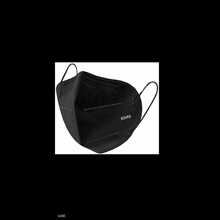100 Cubrebocas KN95 Negros - Negro - Ver 2