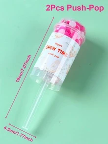 2入組手掌高跟鞋紙屑派對婚禮氛圍裝飾用品紙屑 - 西瓜粉 - 查看 4