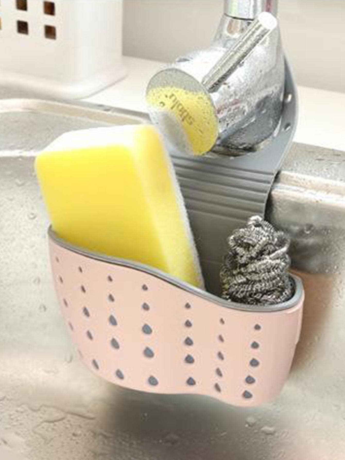 1入組懸掛收納籃 - 粉色 - 查看 1