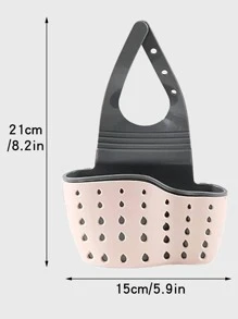 1入組懸掛收納籃 - 粉色 - 查看 6