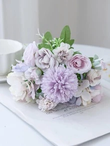 1pc Artificial Flower Bouquet - Purple - View 5