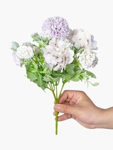 1pc Artificial Flower Bouquet - Purple - View 3