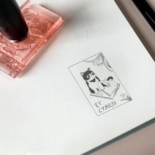 1 pieza Sello con diseño de gato - Rosa - Ver 6