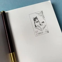 1 pieza Sello con diseño de gato - Rosa - Ver 5