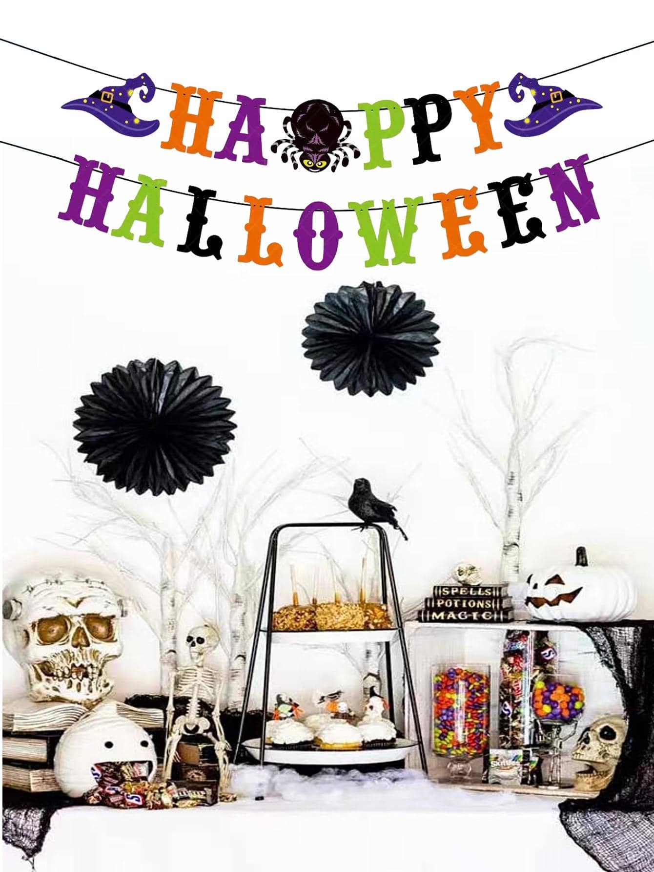 1件套字母設計拉旗 - 彩色 - 查看 1