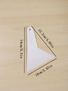 1入組白色鑽石畫校準特別更正板，汽車膜刮刀工具 - 白色 - 查看 7