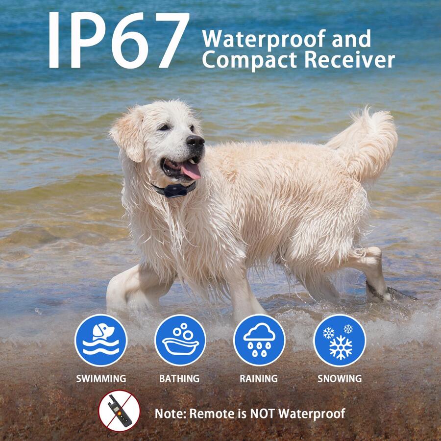 Dog bark Collar for Large Dogs 2600ft, BSROLUNA Dog bark Collar with