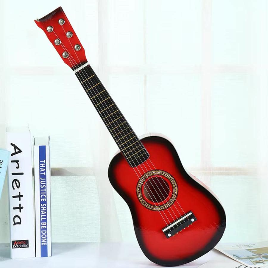 1pc 23 Inch Wooden Ukulele, Modern Musical Instrument For Beginner - Red - View 1