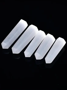 1個天然水晶褐煙石水晶石柱棒墨水噴泉筆底座迷妳煙灰缸 - 亞硒酸鹽 - 查看 4