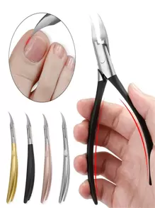Chăm sóc móng chân Mọc ngược Cây kéo , 1 Miếng Thép không gỉ Chăm sóc móng chân kéo cắt móng tay , Đơn giản Móng chân Clippers Đối với Nhà - Hoa hồng vàng - Xem 3