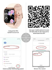 Relojes Inteligentes Luminoso Casual Deportivo - Rosa - Ver 11