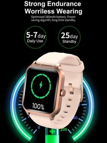 Relojes Inteligentes Luminoso Casual Deportivo - Rosa - Ver 7