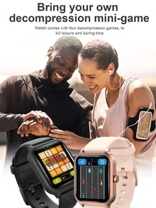 Relojes Inteligentes Luminoso Casual Deportivo - Rosa - Ver 10