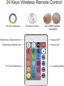1pc 3m/5m/10m/15m RGB Led Strip Light With Wireless Control, USB And 24-key Infrared Remote Control Flexible Decorative Strip Light For Bedroom, Living Room, Party Atmosphere Decoration - Multicolor - View 8
