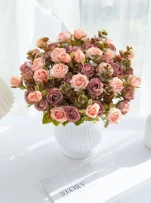 Bó hoa nhân tạo 1 cái - Màu Tím - Xem 1