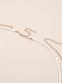 2入組/套隨機色蝴蝶墜飾串珠腰鏈 - 彩色 - 查看 4