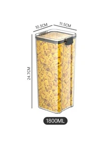 1pc Clear Food Storage Box