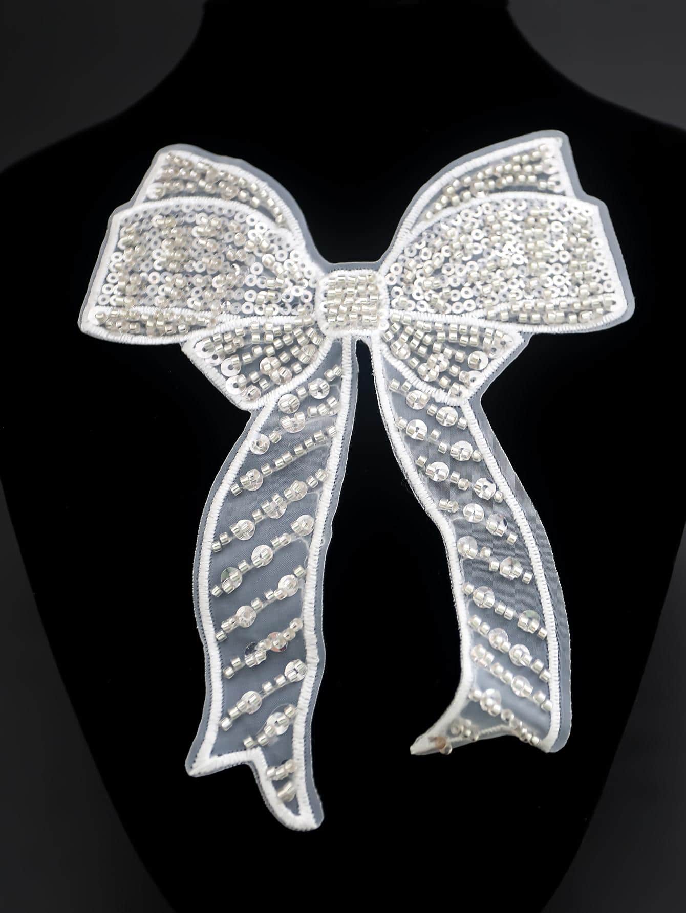 Tá dược trang trí may mặc - trắng - Xem 1