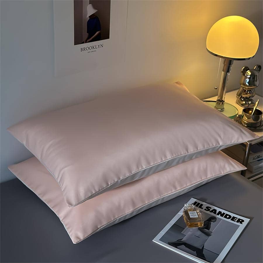 יחידה Explosions ice ice משי ציפית יחידה, קרירה ורכה, סופג לחות ונושם, מגע משי, קריר ומרענן לאורך כל הקיץ - ורוד - ראה 1