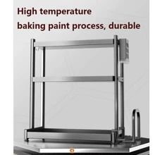 1pc Multi-function Spice Rack - Black - View 5