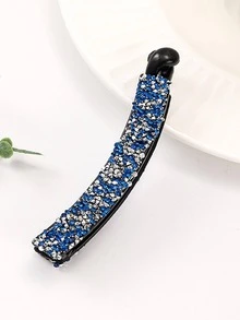 6 chiếc kẹp chuối trang trí bằng đá rhinestone - Nhiều màu - Xem 6