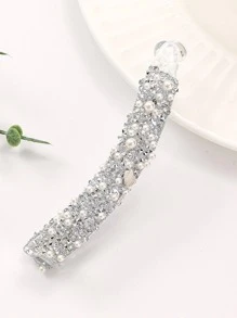6 chiếc kẹp chuối trang trí bằng đá rhinestone - Nhiều màu - Xem 3