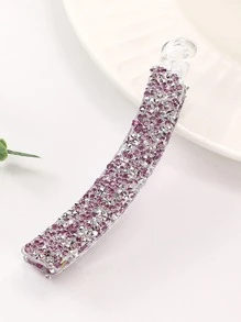 6 chiếc kẹp chuối trang trí bằng đá rhinestone - Nhiều màu - Xem 7