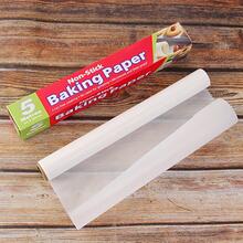 1pc White Plain Baking Paper, Absorbent Non-stick Air Fryer Liner For Kitchen Baking - White - View 2