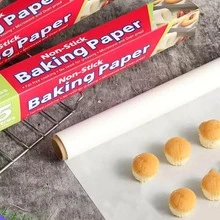 1pc White Plain Baking Paper, Absorbent Non-stick Air Fryer Liner For Kitchen Baking - White - View 4