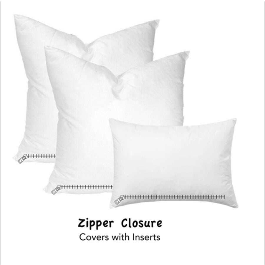 17x17 Soft Royal Pillow with Zipper Cover and Insert, suitable for both