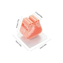 3pcs Plastic Mop And Broom Holder - Multicolor - View 4