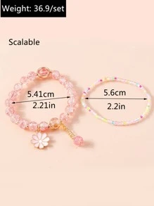 10 cái / bộ Vòng tay đính cườm kỳ lân ngẫu nhiên - Nhiều màu - Xem 5