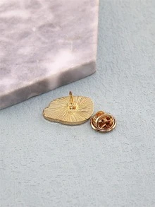 咖啡杯設計胸針 - 彩色 - 查看 3