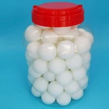 80pcs Durable Table Tennis Ball - White - View 1