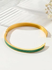 1 chiếc vòng tay tối giản thời trang dành cho nữ để làm quà tặng - Nhiều màu - Xem 5