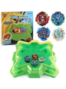 9 piezas DIY Trompo Juguete - Multicolor - Ver 1