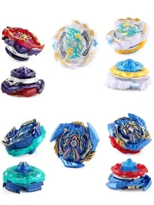 9 piezas DIY Trompo Juguete - Multicolor - Ver 3